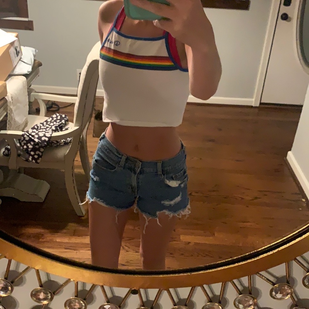 Old navy blue Jean shorts!